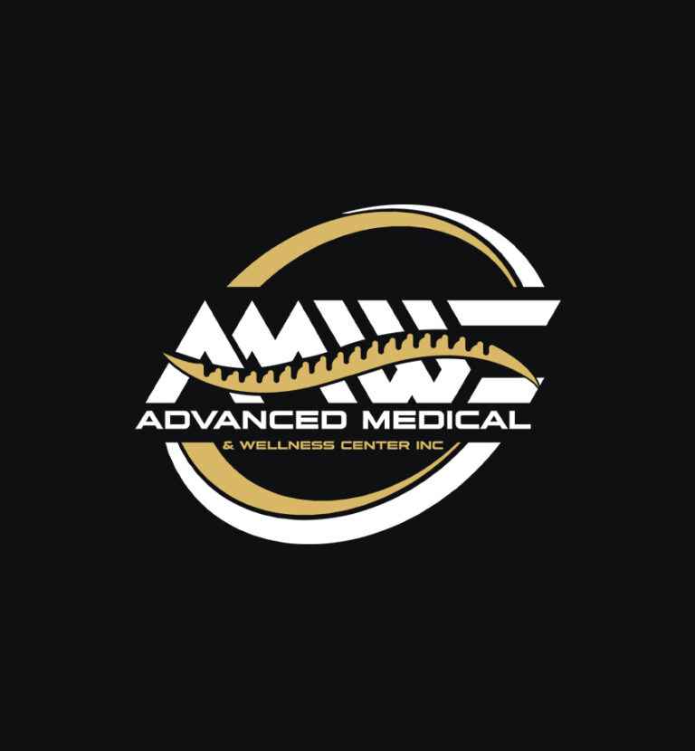 advanced medical logo-black bg